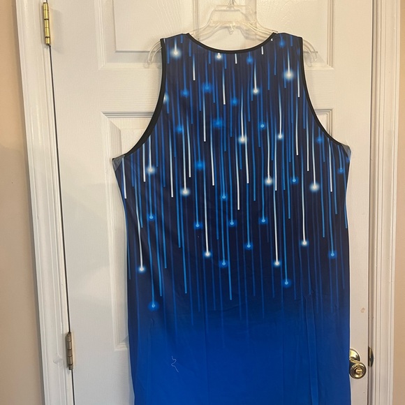 Women Plus Size Elegant Royal Blue Evening Cocktail Formal Party Summer Dress22W - Picture 8 of 10